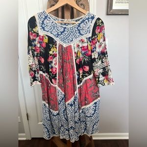 Anthropologie Vanessa Virginia Inez swing dress, size 2.